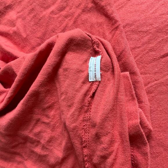 FOREVER 21 Plus Women Dress size 2X US Short Sleeve Knee Length Stretchy Orange - Picture 7 of 8